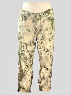 Bleach splattered custom jeans